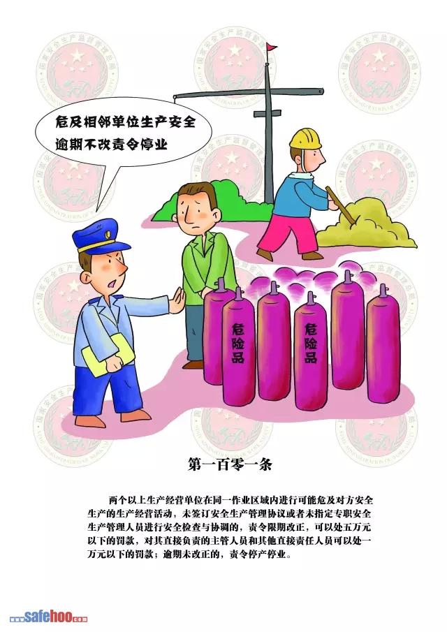 新中華人民共和國(guó)安全生產(chǎn)法第一百零一條圖文版