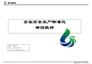 企業安全生產標準化培訓教材