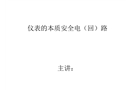儀表的本質安全電路