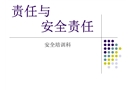 責任與安全責任