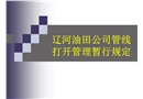 某公司管線打開管理暫行規定