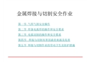 金屬焊接與切割安全作業