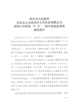 新鄉(xiāng)市鑫泰隆木業(yè)有限公司“5·08”灼燙事故調(diào)查報告