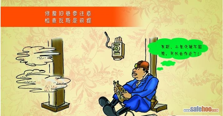 修復舊巷要注意 檢查瓦斯是前提